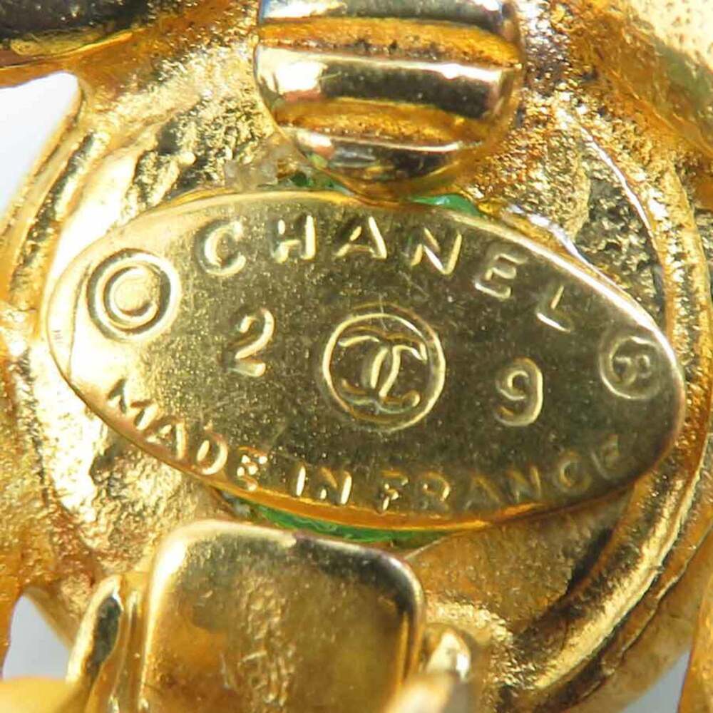 CHANEL Green Earrings - Picture 7 of 8